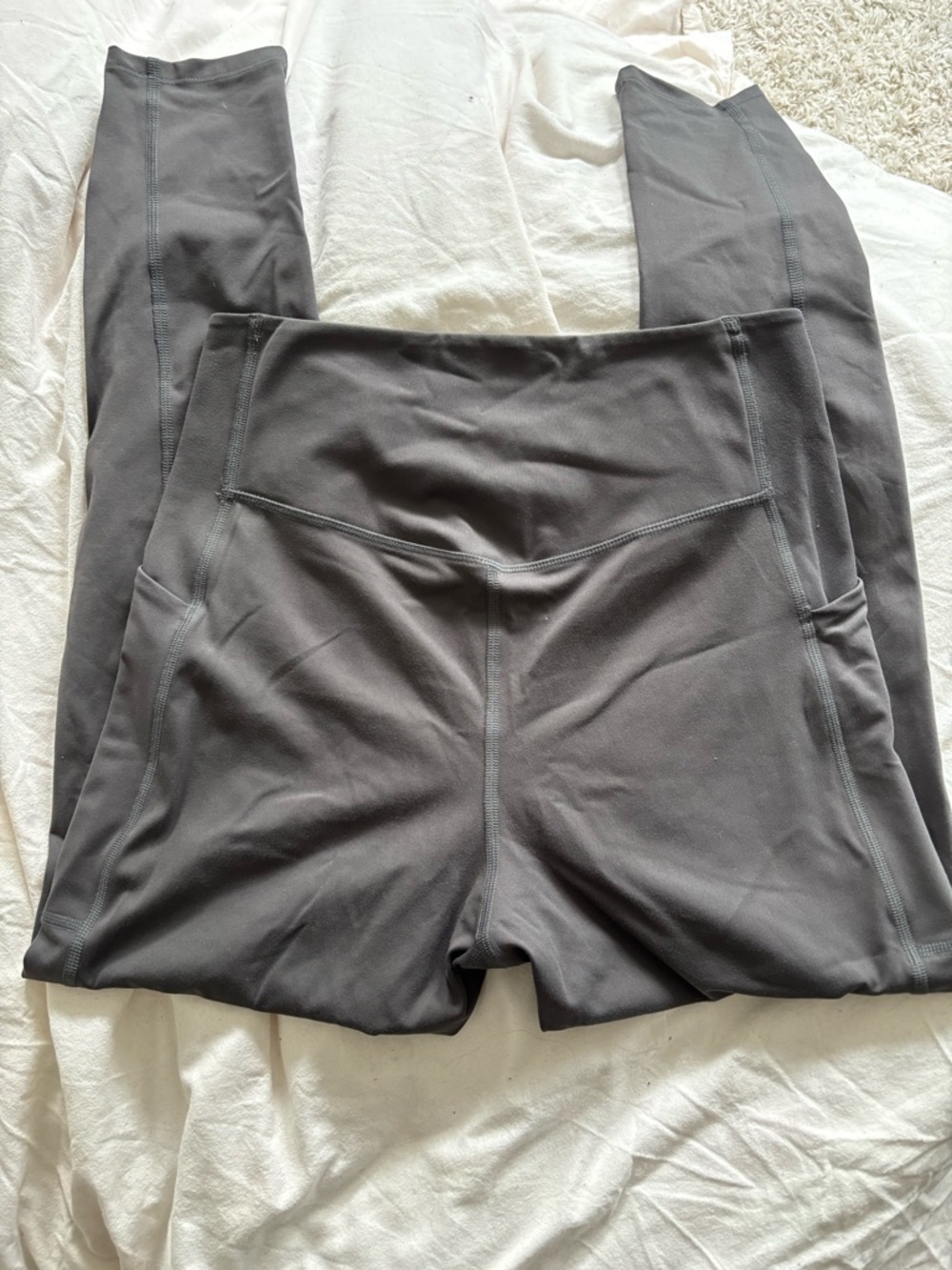 girlfriend collective Charcoal High-Rise Performance Leggings